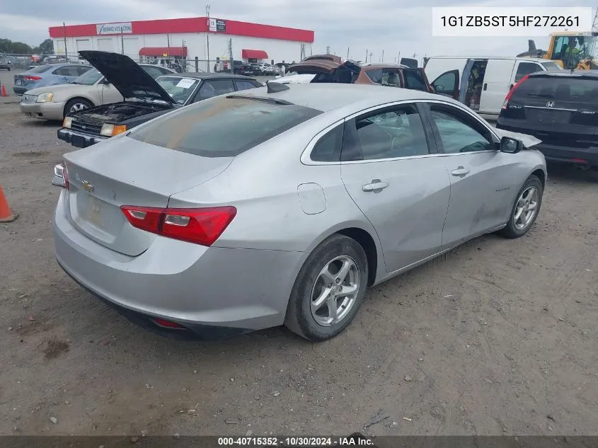 2017 Chevrolet Malibu Ls VIN: 1G1ZB5ST5HF272261 Lot: 40715352