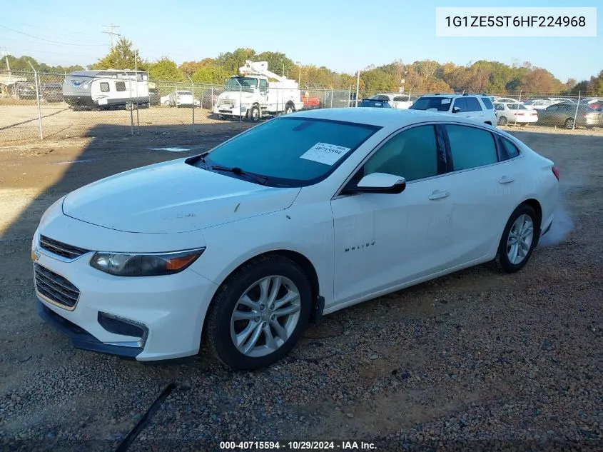 2017 Chevrolet Malibu 1Lt VIN: 1G1ZE5ST6HF224968 Lot: 40715594