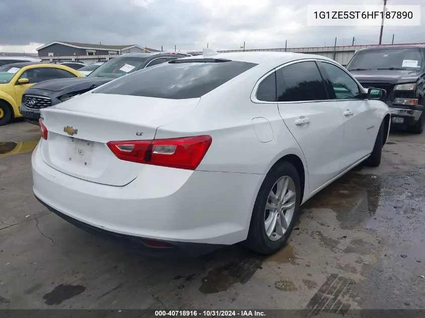 2017 Chevrolet Malibu 1Lt VIN: 1G1ZE5ST6HF187890 Lot: 40718916