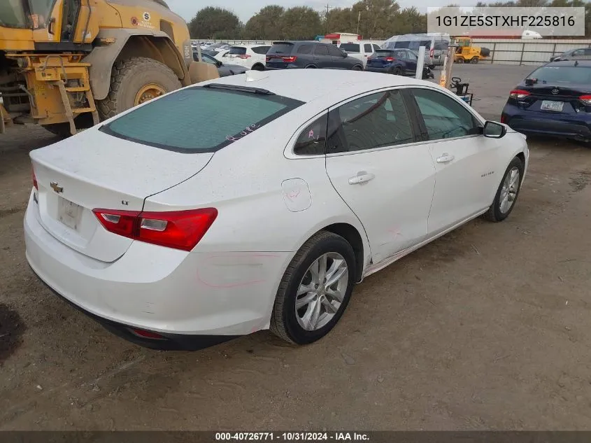 2017 Chevrolet Malibu 1Lt VIN: 1G1ZE5STXHF225816 Lot: 40726771