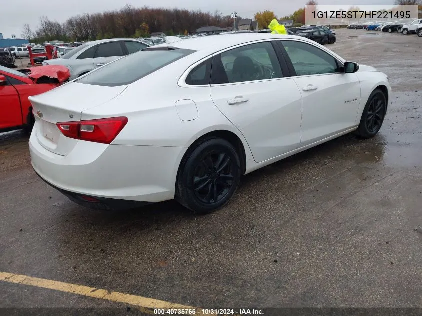 2017 Chevrolet Malibu 1Lt VIN: 1G1ZE5ST7HF221495 Lot: 40735765