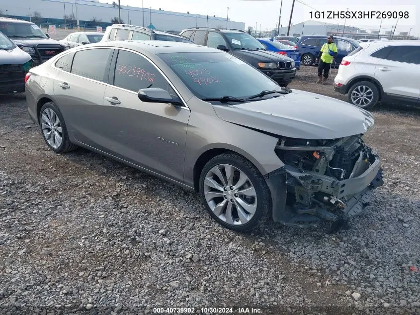 2017 Chevrolet Malibu Premier VIN: 1G1ZH5SX3HF269098 Lot: 40739902