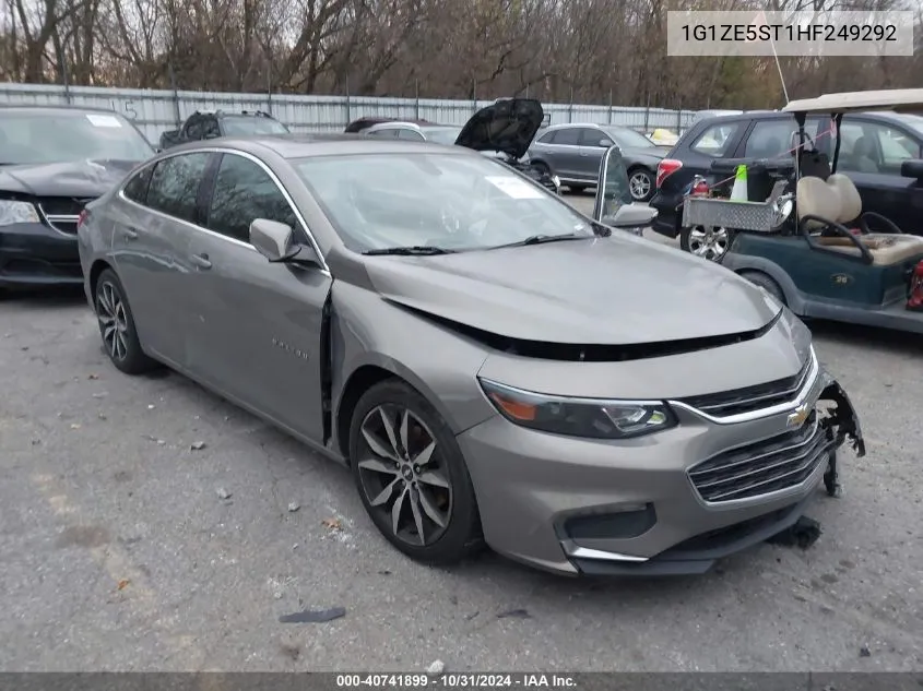 2017 Chevrolet Malibu 1Lt VIN: 1G1ZE5ST1HF249292 Lot: 40741899