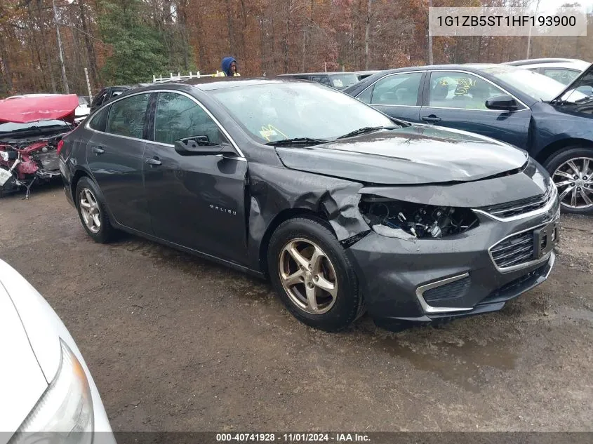 2017 Chevrolet Malibu Ls VIN: 1G1ZB5ST1HF193900 Lot: 40741928