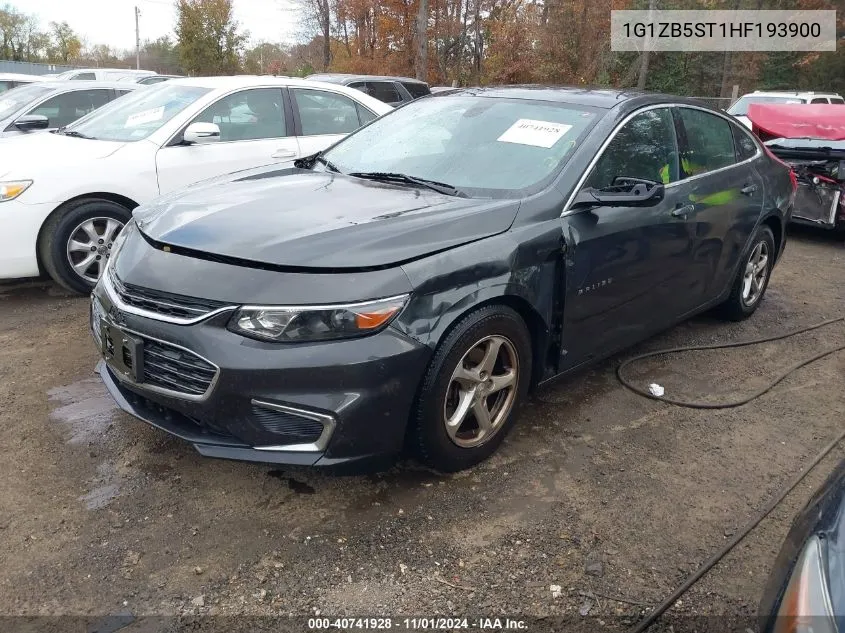 2017 Chevrolet Malibu Ls VIN: 1G1ZB5ST1HF193900 Lot: 40741928