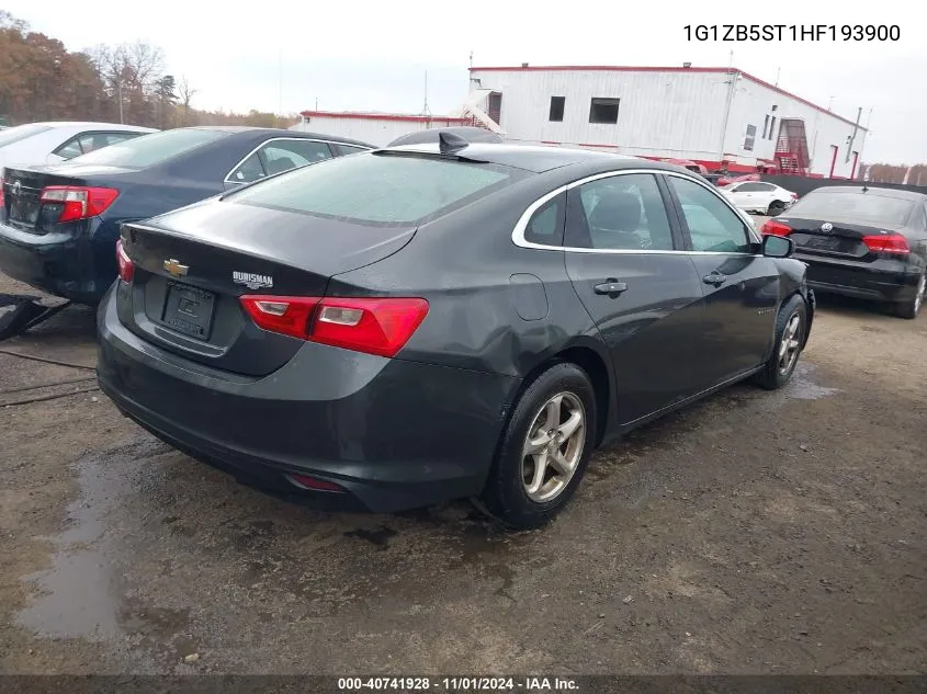 2017 Chevrolet Malibu Ls VIN: 1G1ZB5ST1HF193900 Lot: 40741928