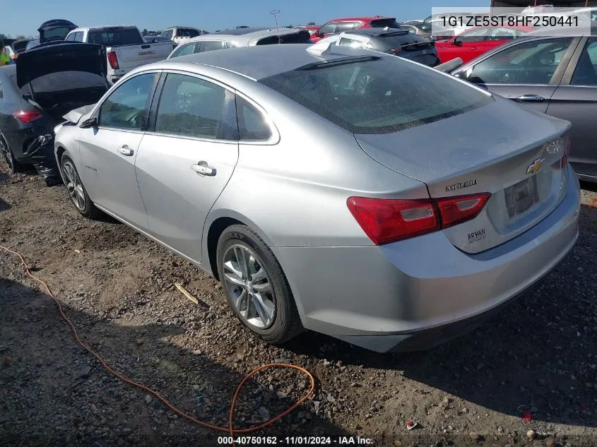 2017 Chevrolet Malibu 1Lt VIN: 1G1ZE5ST8HF250441 Lot: 40750162