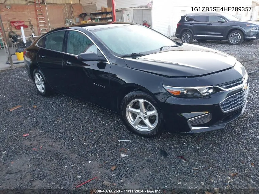 2017 Chevrolet Malibu Ls VIN: 1G1ZB5ST4HF289357 Lot: 40766269