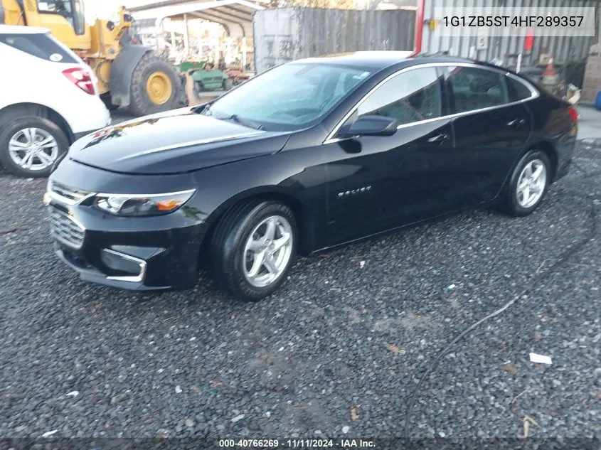 2017 Chevrolet Malibu Ls VIN: 1G1ZB5ST4HF289357 Lot: 40766269