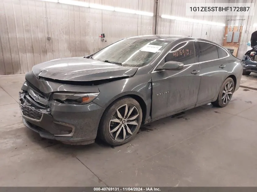 2017 Chevrolet Malibu 1Lt VIN: 1G1ZE5ST8HF172887 Lot: 40769131