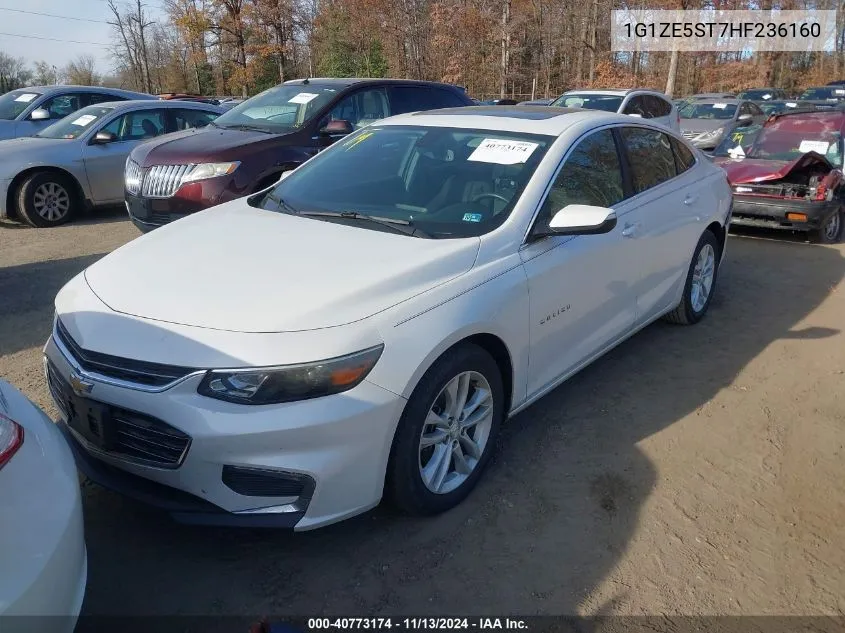 2017 Chevrolet Malibu 1Lt VIN: 1G1ZE5ST7HF236160 Lot: 40773174