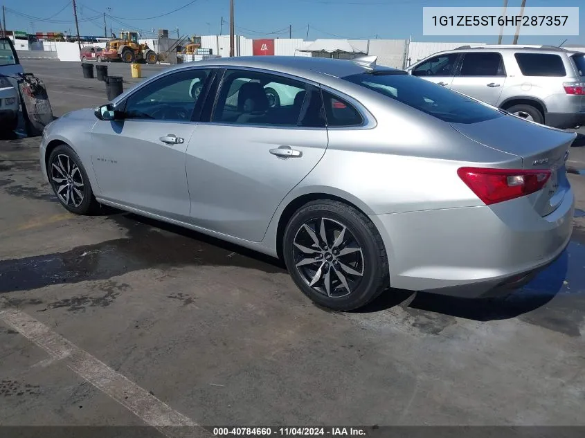 2017 Chevrolet Malibu 1Lt VIN: 1G1ZE5ST6HF287357 Lot: 40784660