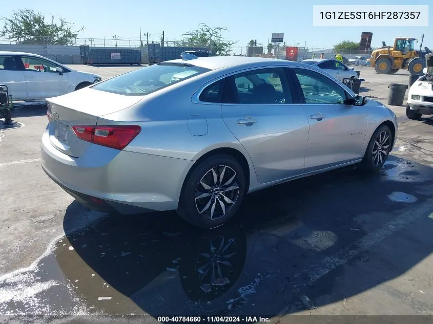 2017 Chevrolet Malibu 1Lt VIN: 1G1ZE5ST6HF287357 Lot: 40784660