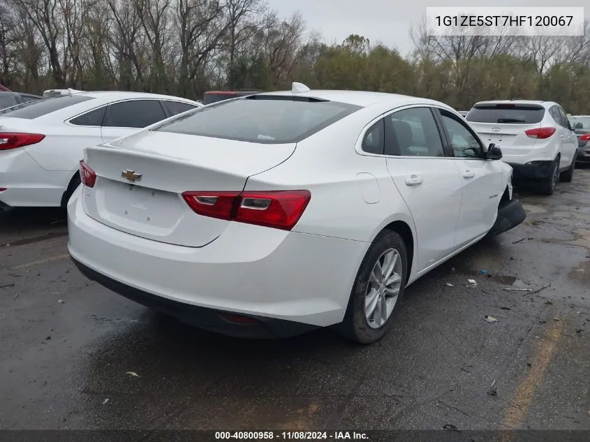 2017 Chevrolet Malibu 1Lt VIN: 1G1ZE5ST7HF120067 Lot: 40800958