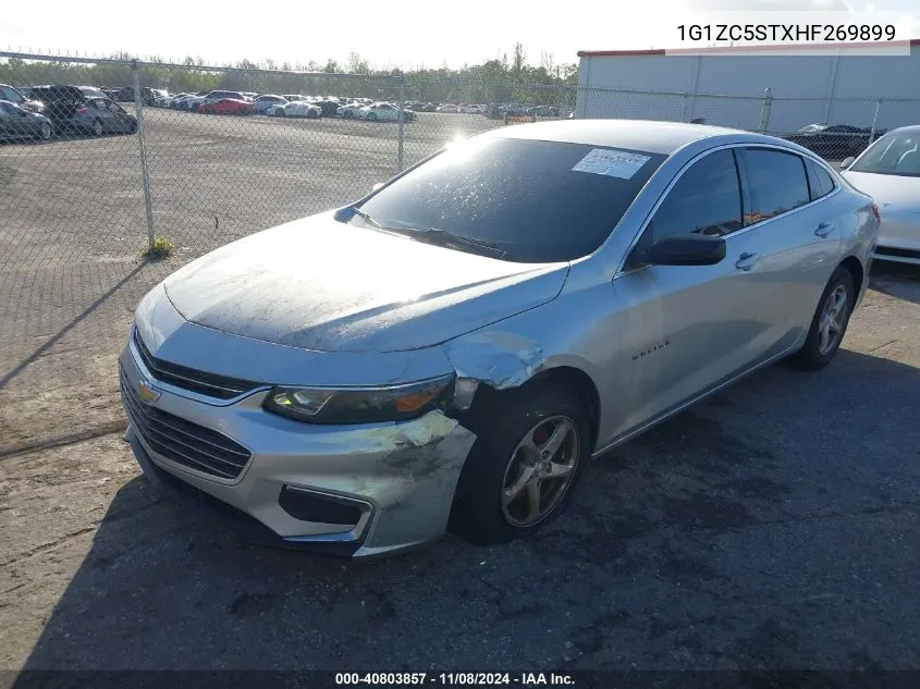 2017 Chevrolet Malibu 1Fl VIN: 1G1ZC5STXHF269899 Lot: 40803857