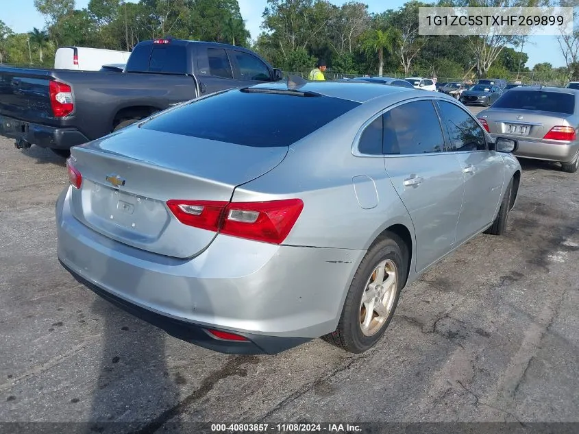 2017 Chevrolet Malibu 1Fl VIN: 1G1ZC5STXHF269899 Lot: 40803857