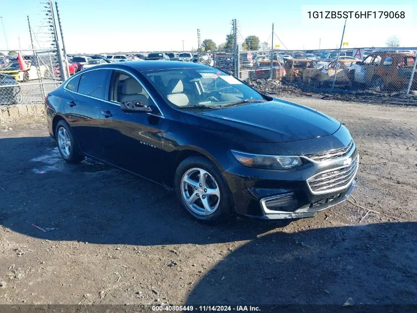 2017 Chevrolet Malibu Ls VIN: 1G1ZB5ST6HF179068 Lot: 40805449