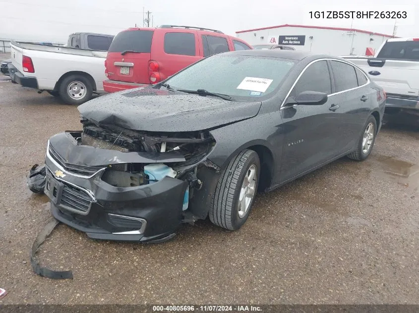 2017 Chevrolet Malibu Ls VIN: 1G1ZB5ST8HF263263 Lot: 40805696