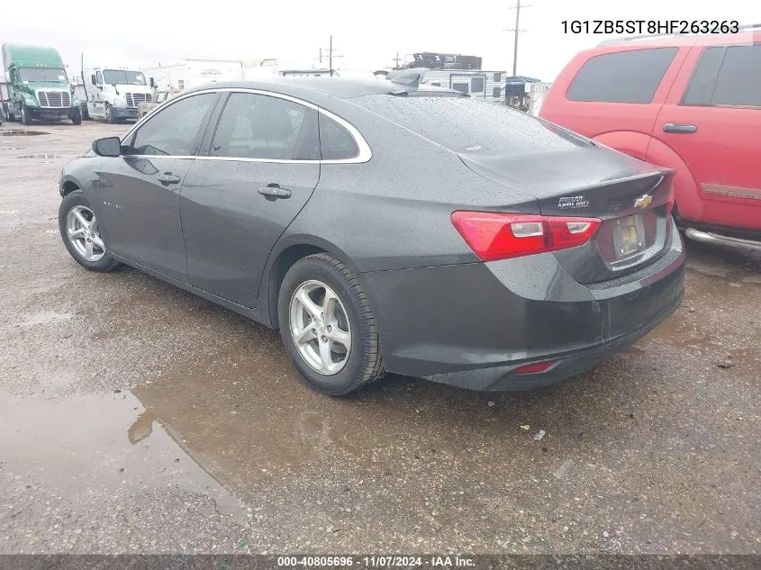 2017 Chevrolet Malibu Ls VIN: 1G1ZB5ST8HF263263 Lot: 40805696