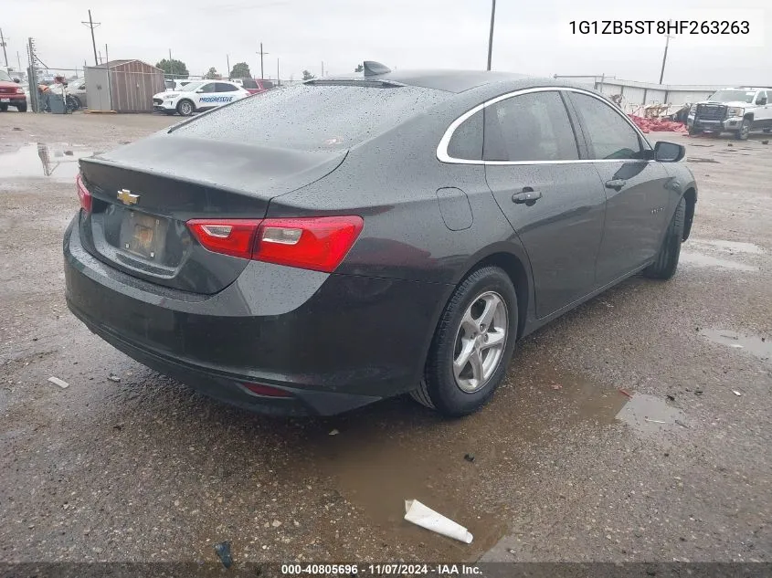 2017 Chevrolet Malibu Ls VIN: 1G1ZB5ST8HF263263 Lot: 40805696