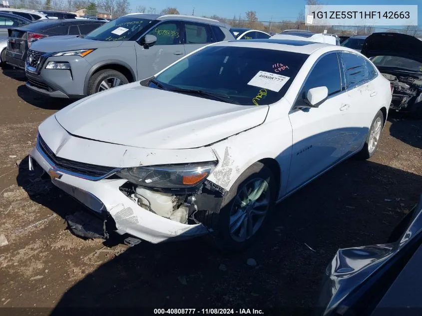 2017 Chevrolet Malibu 1Lt VIN: 1G1ZE5ST1HF142663 Lot: 40808777