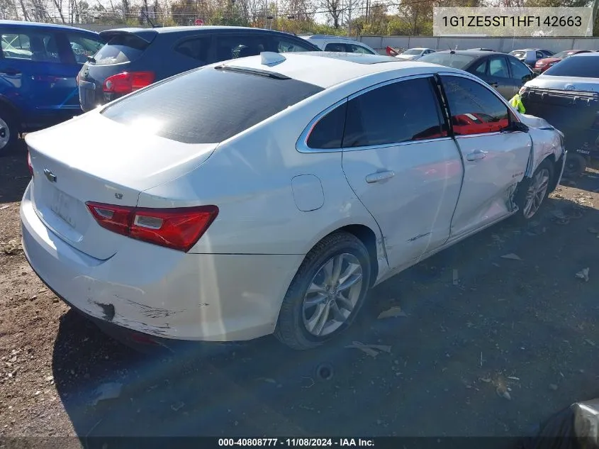 2017 Chevrolet Malibu 1Lt VIN: 1G1ZE5ST1HF142663 Lot: 40808777