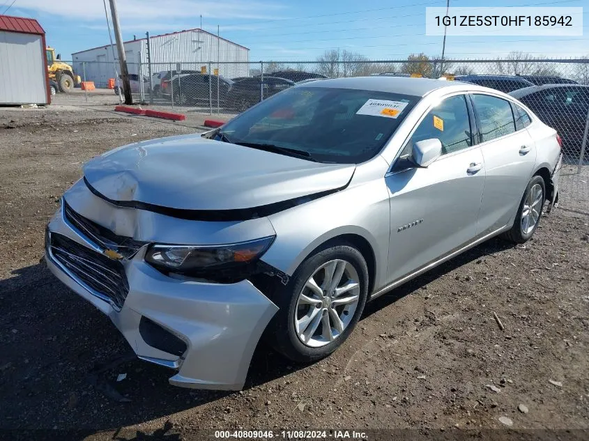 2017 Chevrolet Malibu 1Lt VIN: 1G1ZE5ST0HF185942 Lot: 40809046