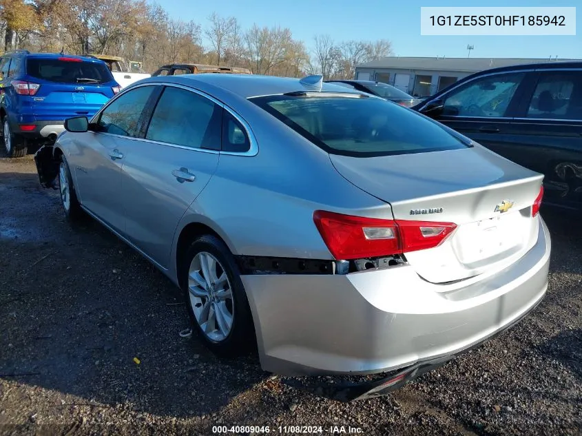 2017 Chevrolet Malibu 1Lt VIN: 1G1ZE5ST0HF185942 Lot: 40809046