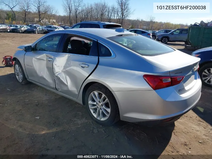 2017 Chevrolet Malibu 1Lt VIN: 1G1ZE5ST6HF200038 Lot: 40823071