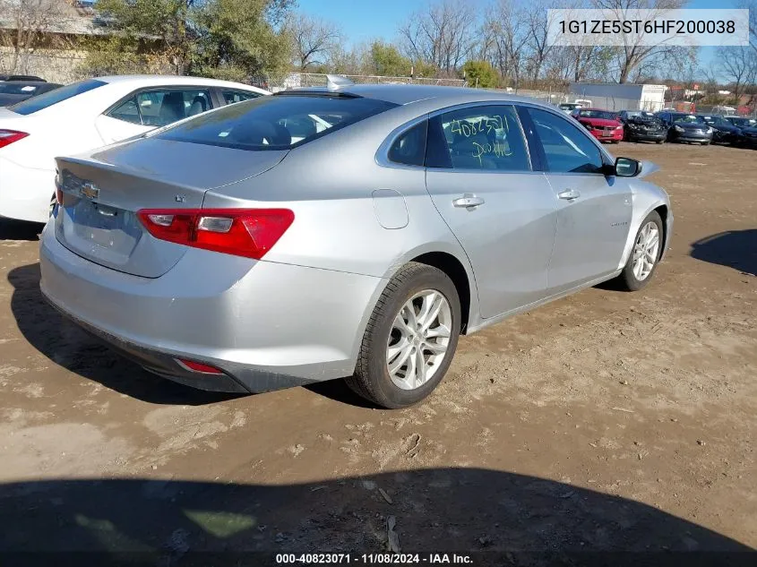 2017 Chevrolet Malibu 1Lt VIN: 1G1ZE5ST6HF200038 Lot: 40823071