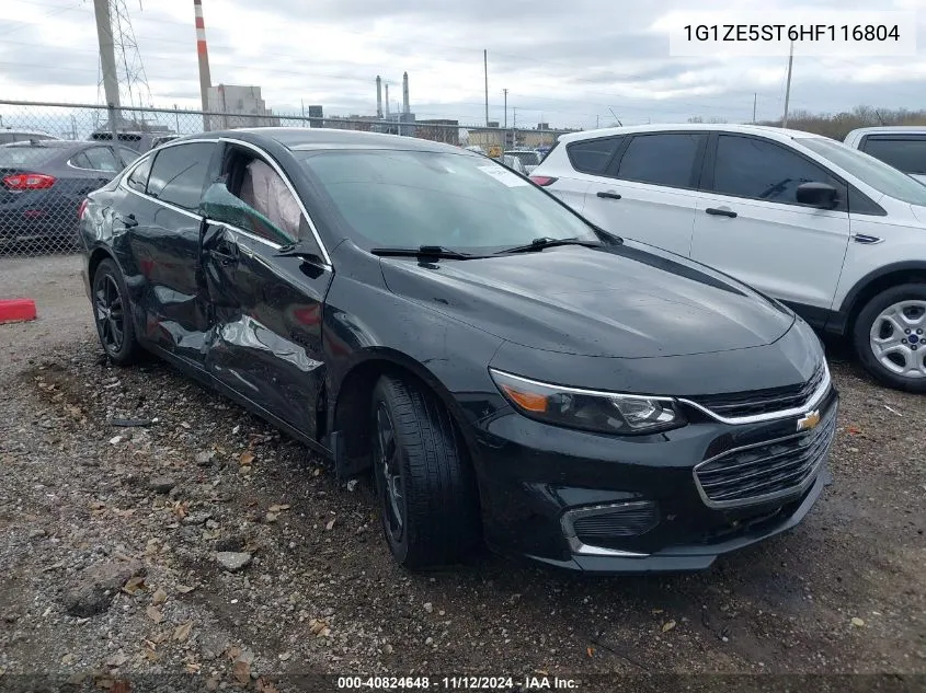 2017 Chevrolet Malibu 1Lt VIN: 1G1ZE5ST6HF116804 Lot: 40824648