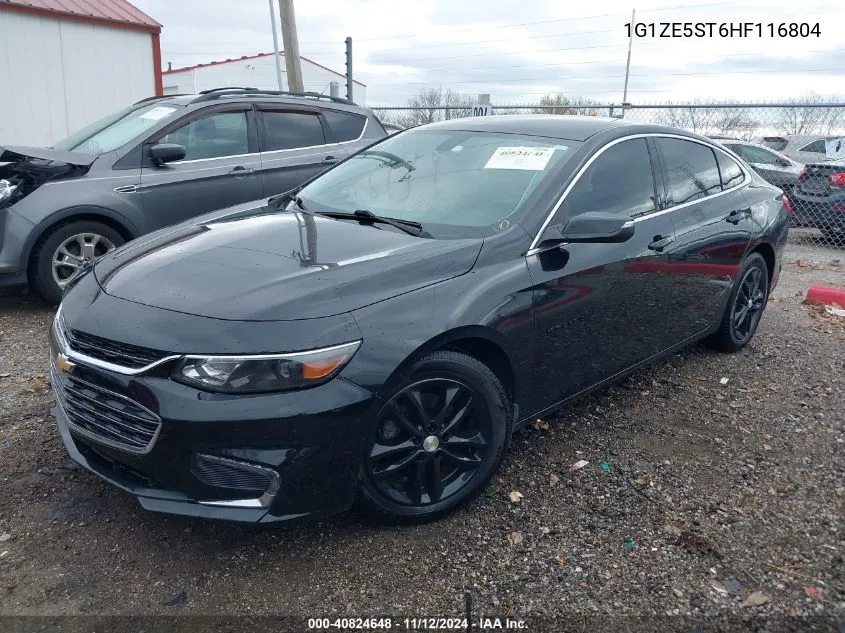 2017 Chevrolet Malibu 1Lt VIN: 1G1ZE5ST6HF116804 Lot: 40824648