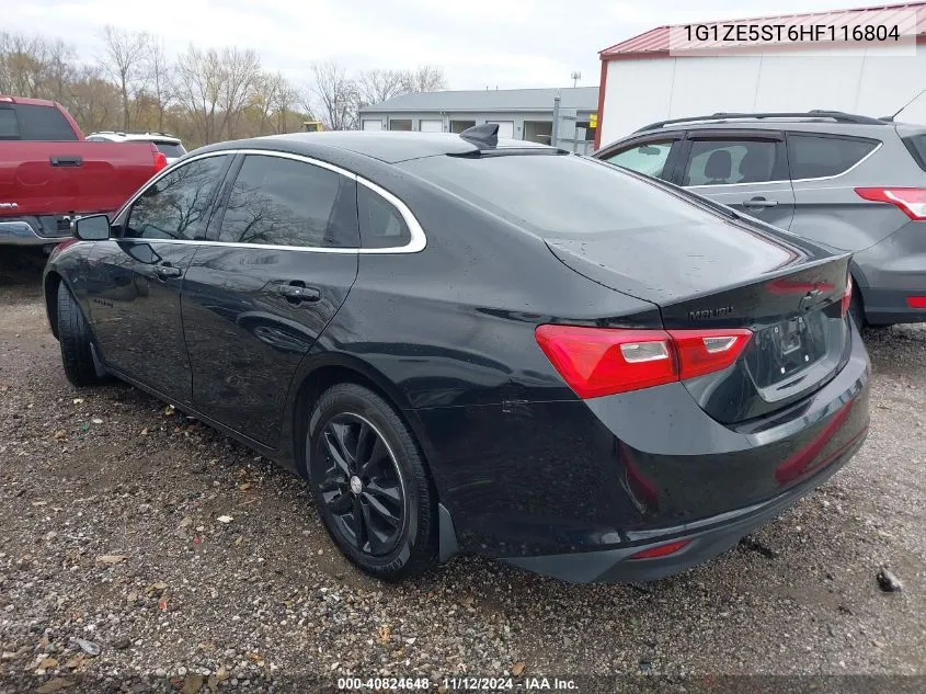 2017 Chevrolet Malibu 1Lt VIN: 1G1ZE5ST6HF116804 Lot: 40824648