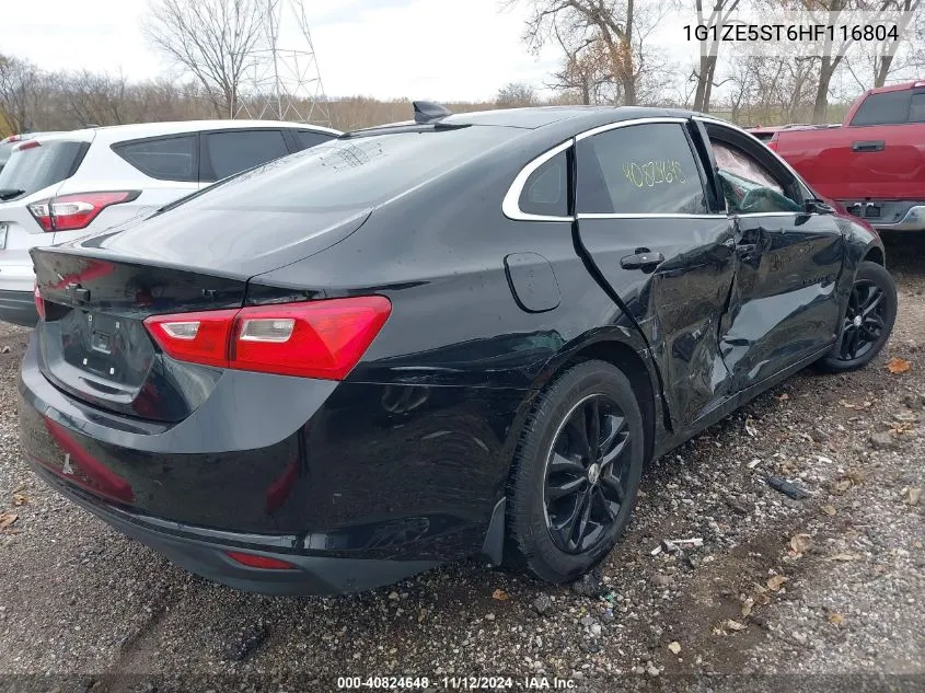 2017 Chevrolet Malibu 1Lt VIN: 1G1ZE5ST6HF116804 Lot: 40824648