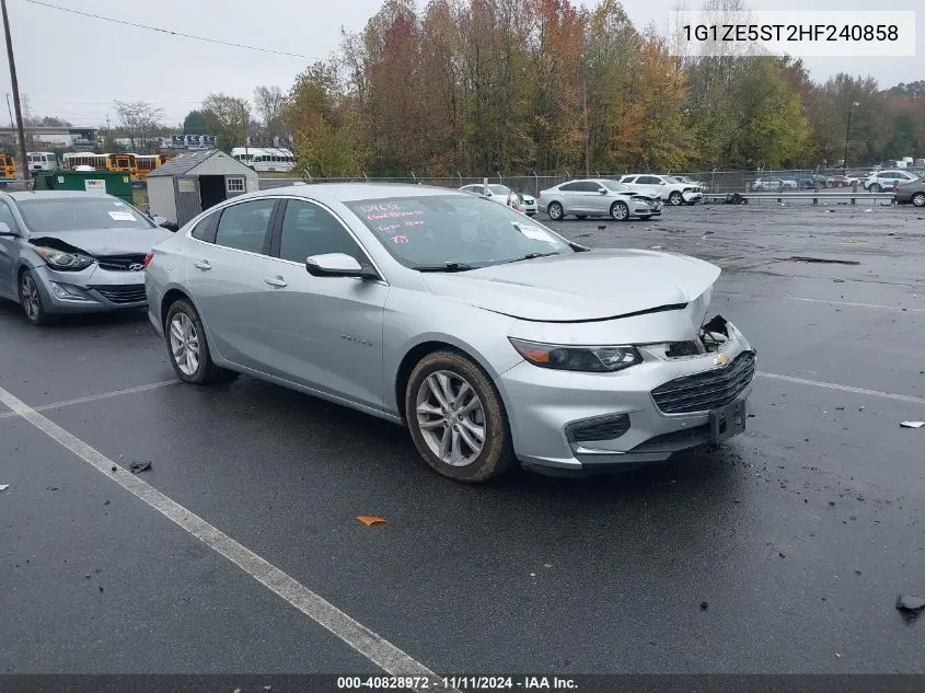 2017 Chevrolet Malibu 1Lt VIN: 1G1ZE5ST2HF240858 Lot: 40828972