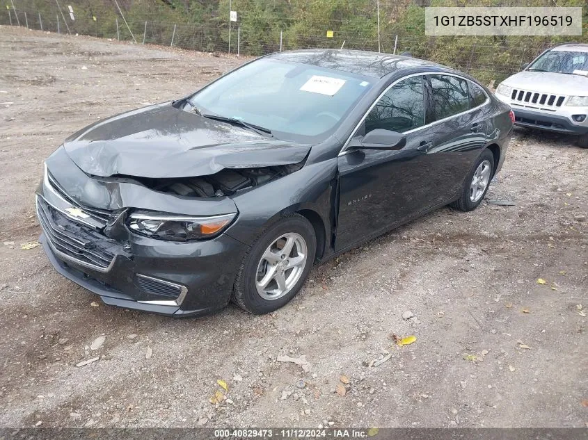 2017 Chevrolet Malibu Ls VIN: 1G1ZB5STXHF196519 Lot: 40829473