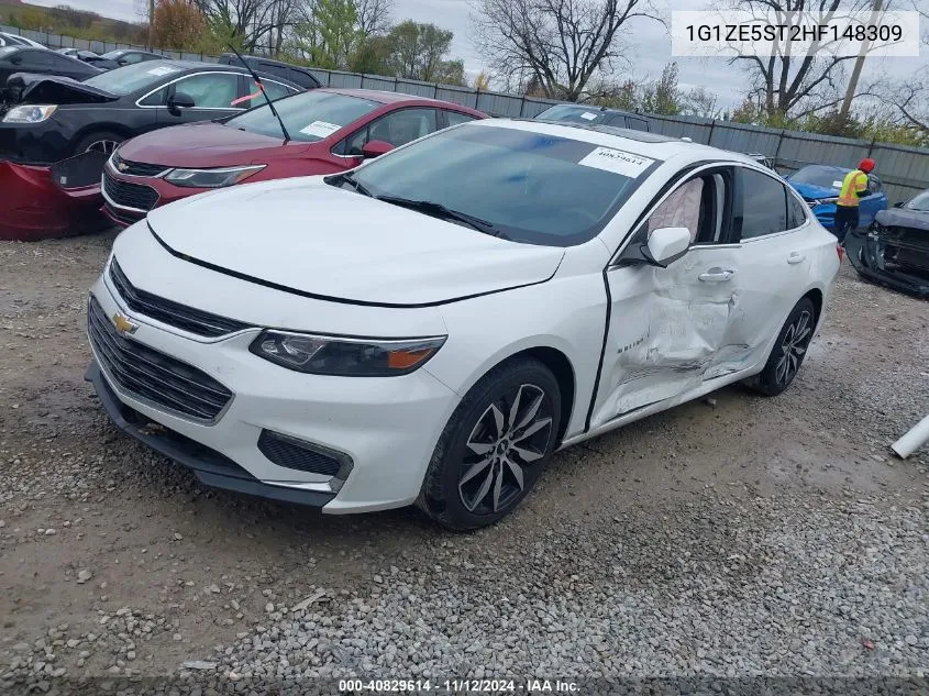 2017 Chevrolet Malibu 1Lt VIN: 1G1ZE5ST2HF148309 Lot: 40829614