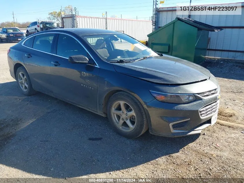 2017 Chevrolet Malibu Ls VIN: 1G1ZB5ST4HF223097 Lot: 40831200