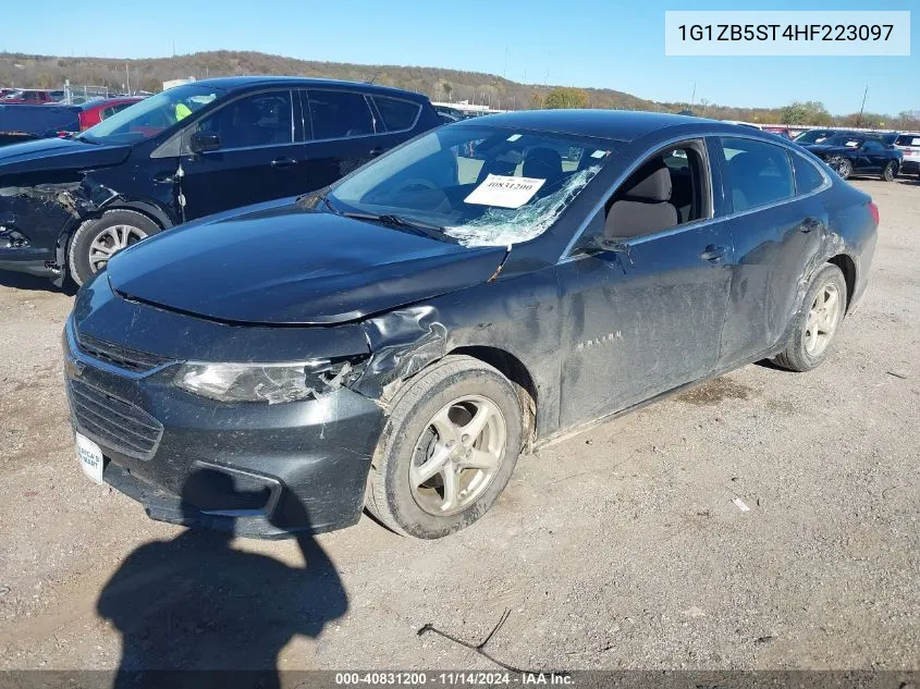 2017 Chevrolet Malibu Ls VIN: 1G1ZB5ST4HF223097 Lot: 40831200