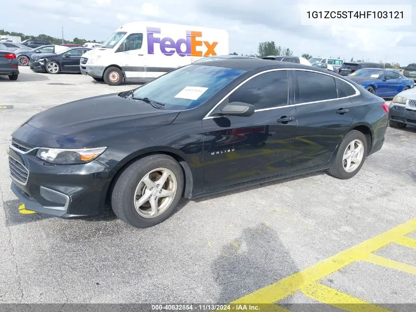 2017 Chevrolet Malibu 1Fl VIN: 1G1ZC5ST4HF103121 Lot: 40832854