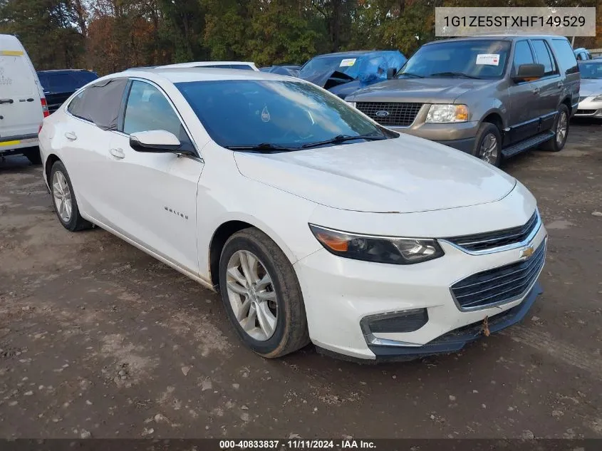 2017 Chevrolet Malibu 1Lt VIN: 1G1ZE5STXHF149529 Lot: 40833837