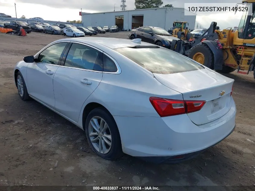 2017 Chevrolet Malibu 1Lt VIN: 1G1ZE5STXHF149529 Lot: 40833837