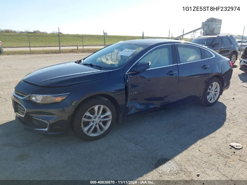 2017 Chevrolet Malibu 1Lt VIN: 1G1ZE5ST8HF232974 Lot: 40835570