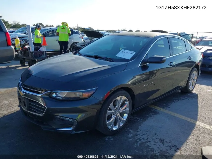 2017 Chevrolet Malibu Premier VIN: 1G1ZH5SXXHF282172 Lot: 40836629