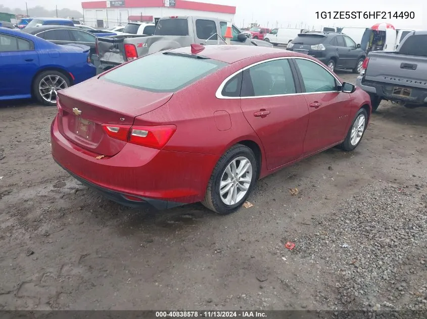 2017 Chevrolet Malibu 1Lt VIN: 1G1ZE5ST6HF214490 Lot: 40838578