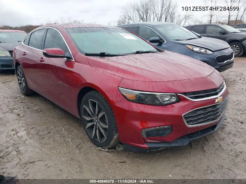 2017 Chevrolet Malibu 1Lt VIN: 1G1ZE5ST4HF284599 Lot: 40840375