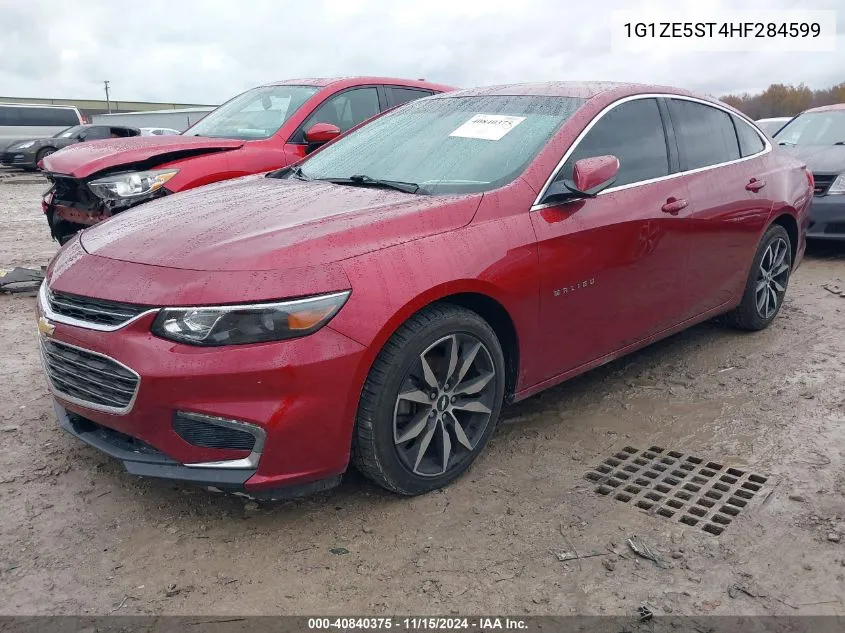 2017 Chevrolet Malibu 1Lt VIN: 1G1ZE5ST4HF284599 Lot: 40840375