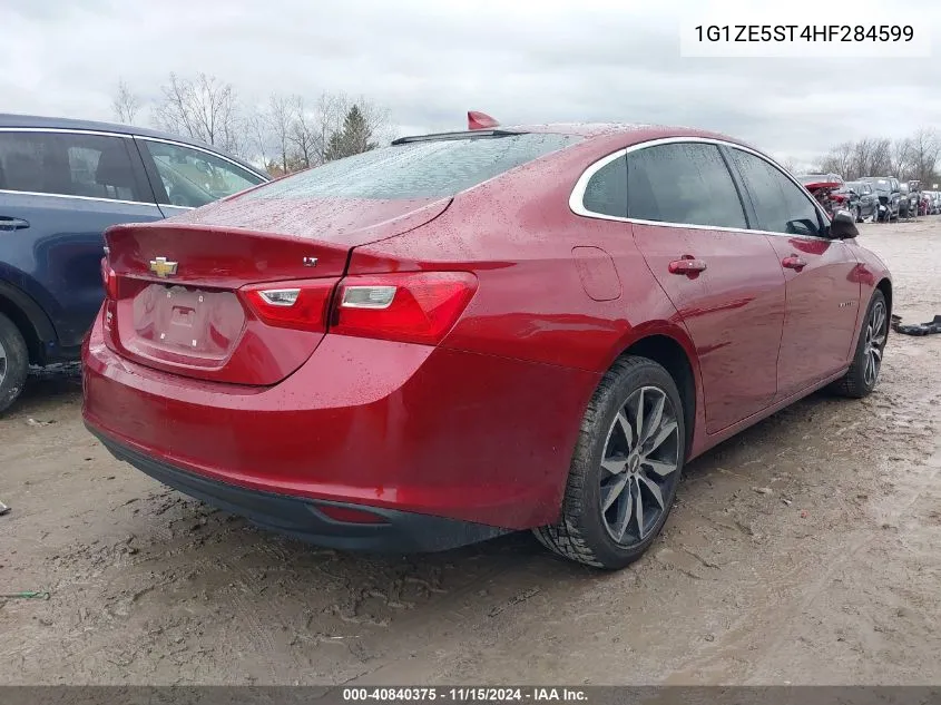 2017 Chevrolet Malibu 1Lt VIN: 1G1ZE5ST4HF284599 Lot: 40840375