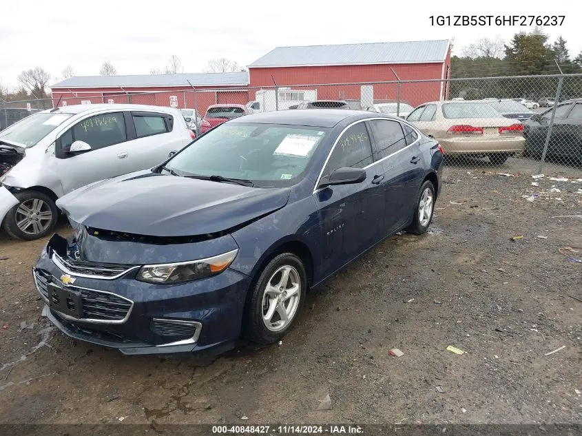 2017 Chevrolet Malibu Ls VIN: 1G1ZB5ST6HF276237 Lot: 40848427