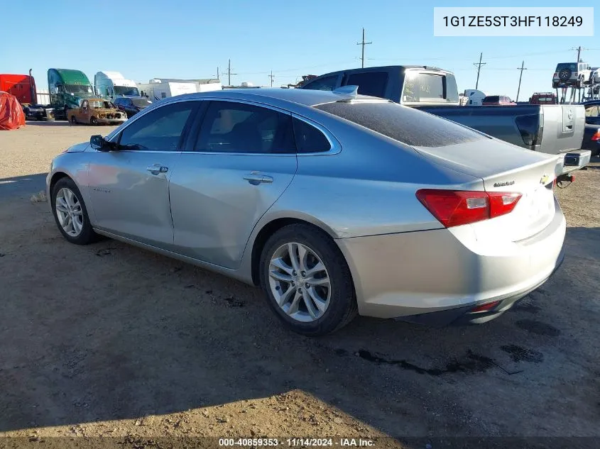 2017 Chevrolet Malibu 1Lt VIN: 1G1ZE5ST3HF118249 Lot: 40859353